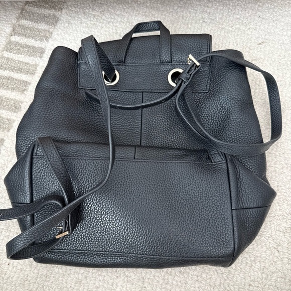 Almost New Kate Spade New York Chester St Kacy backpack black pebbled leather - Picture 3 of 5
